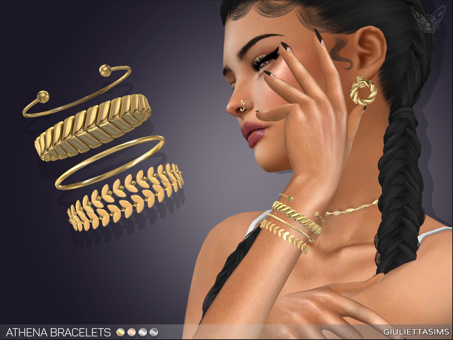 The Sims Resource - Athena Bracelet Set (right wrist)