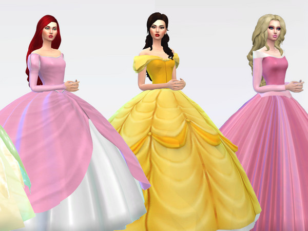 The Sims Resource - beautiful ampon dress