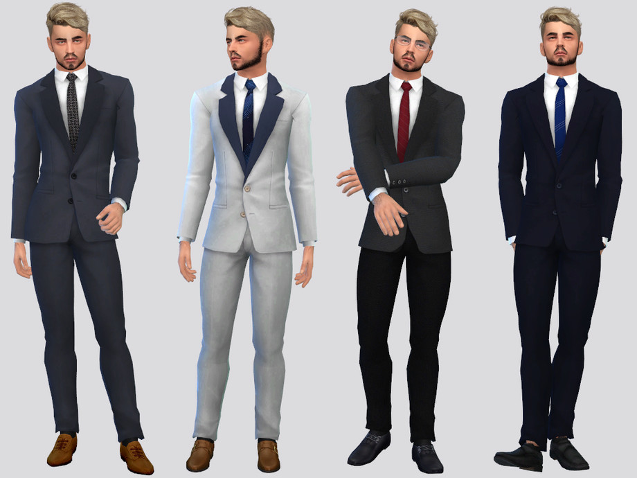The Sims Resource - Theodore Business Suit