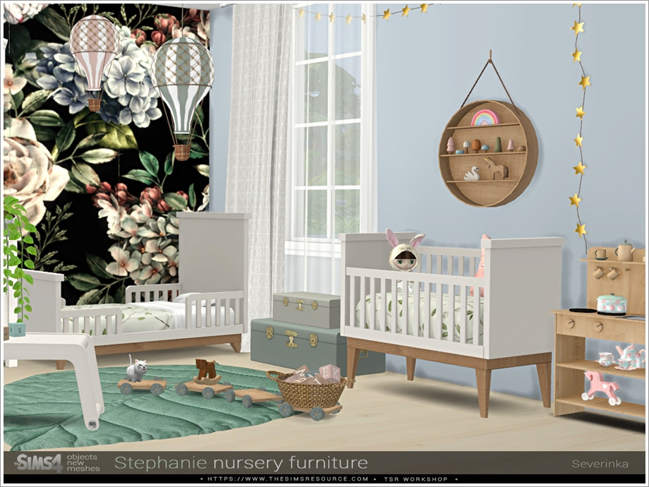 The Sims Resource - Stephanie nursery furniture