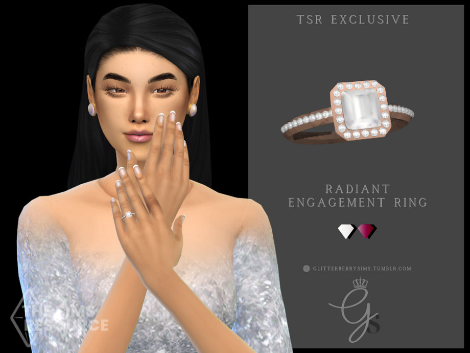 The Sims Resource - Radiant Engagement Ring