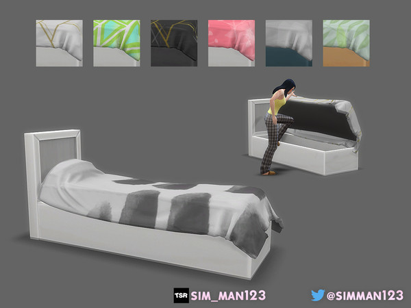 The Sims Resource - (Req Vampires) Coffin Break - Alaric Bed