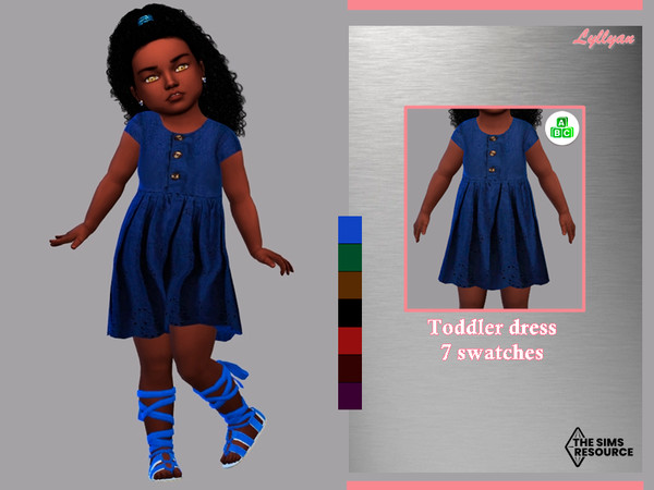 The Sims Resource - Toddler dress - Poliana