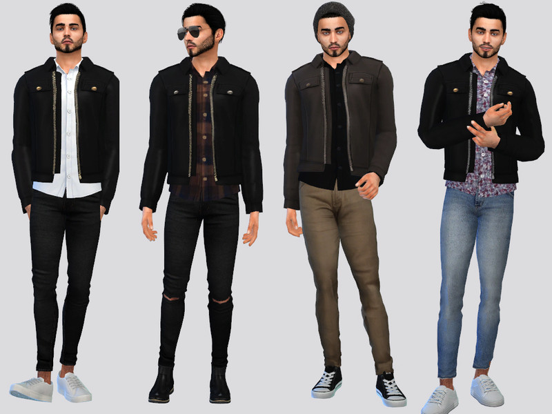 Rampardo Leather Jacket - The Sims Resource