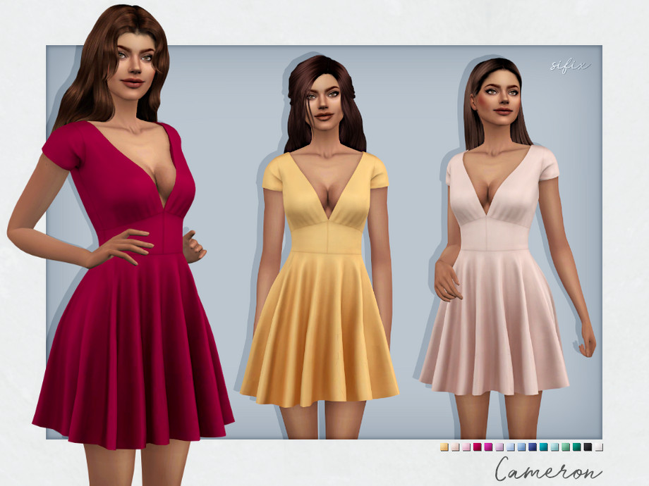 The Sims Resource - Cameron Dress