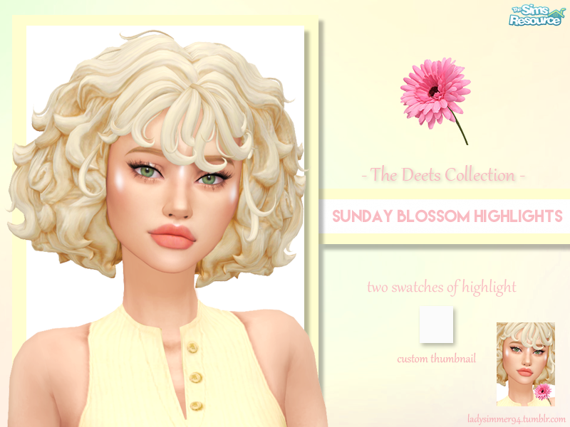 The Sims Resource - Sunday Blossom Highlights