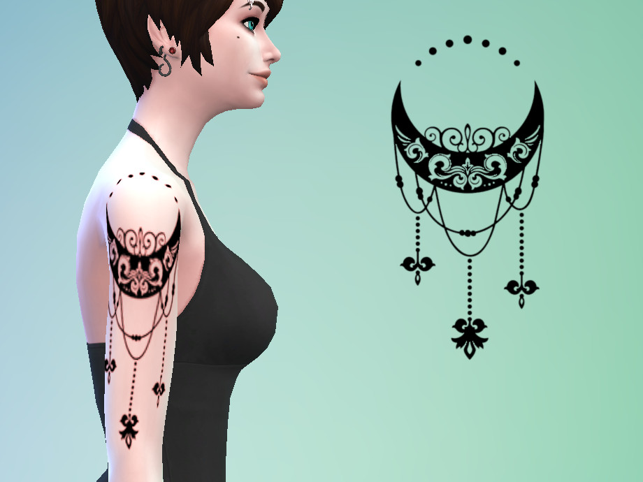 6PCS Dark Mandala Lotus Moon Back Tattoo Waterproof Temporary Tattoo  Sticker  eBay