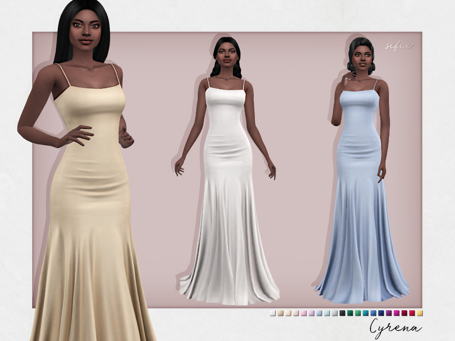 The Sims Resource - Cyrena Dress