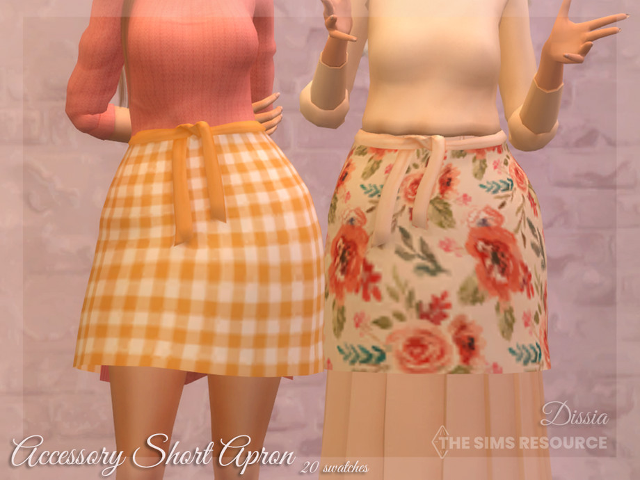 The Sims Resource - Accessory Short Apron