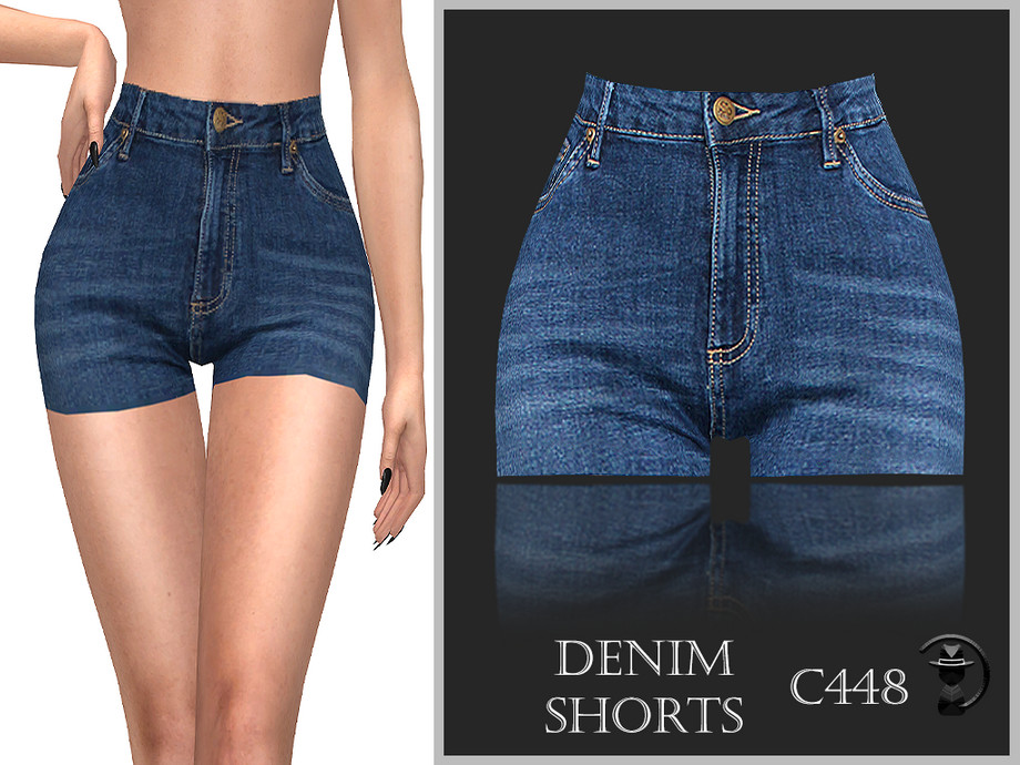 The Sims Resource - Denim Shorts C448