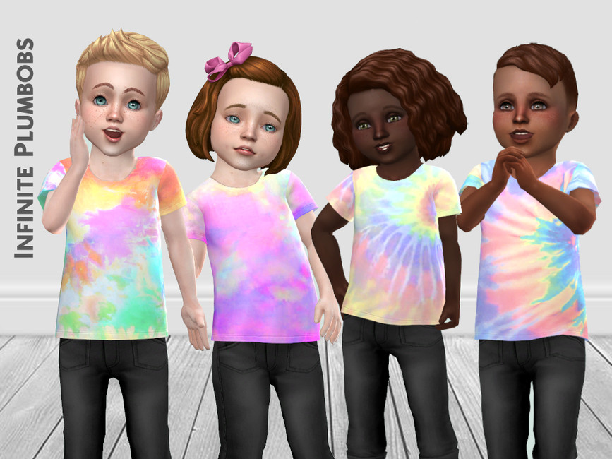 The Sims Resource Ip Toddler Tie Die T Shirt