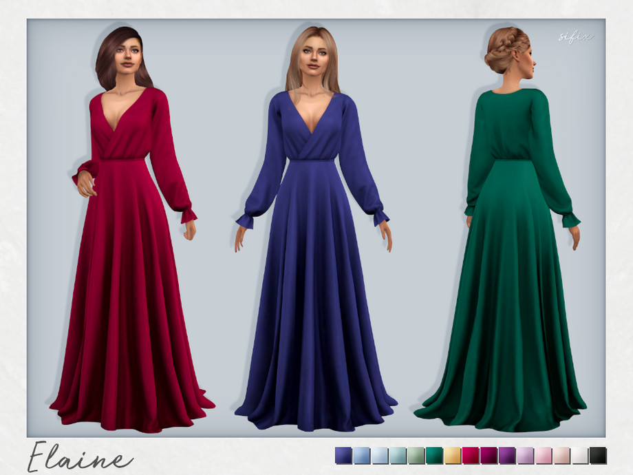 The Sims Resource - Elaine Dress