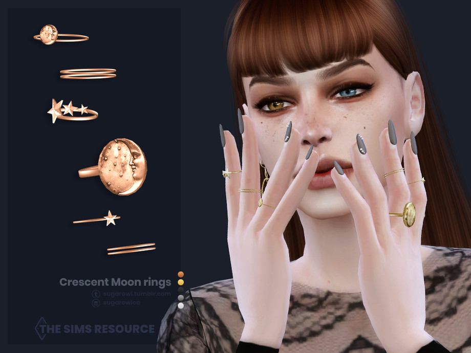 The Sims Resource - Crescent Moon rings