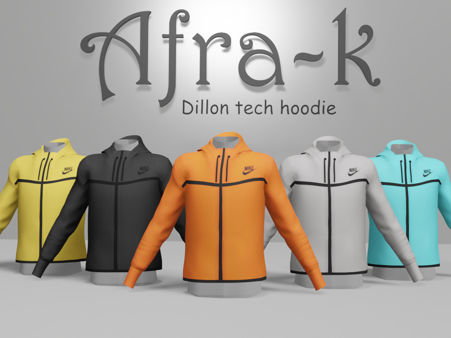 The Sims Resource - Dillon tech hoodie