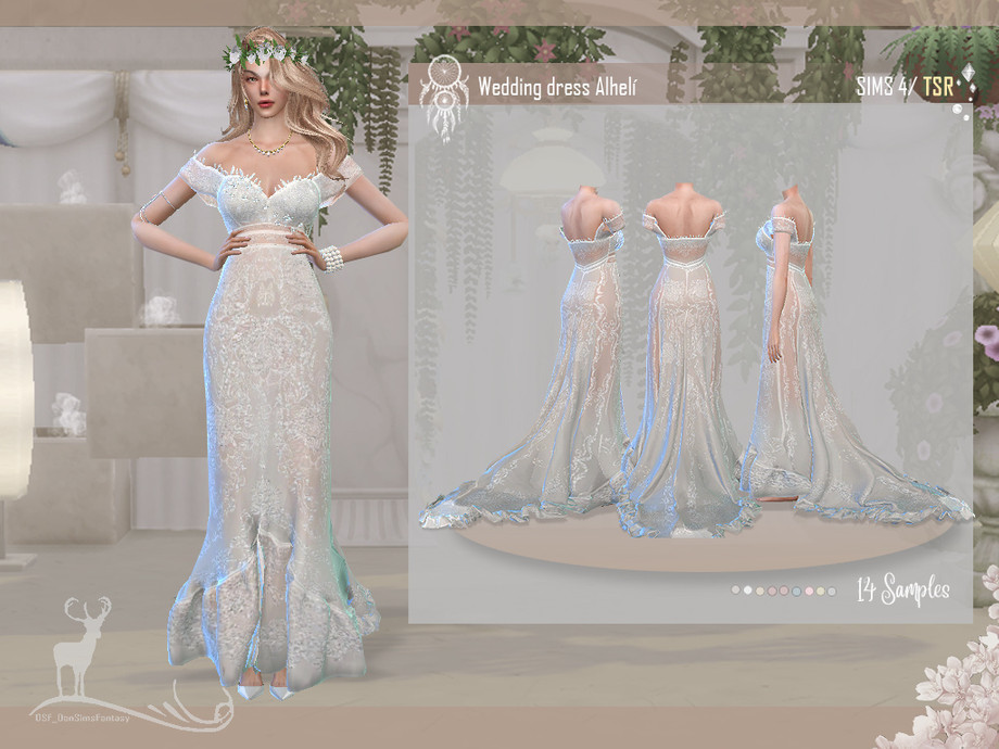 The Sims Resource - Wedding dress Alheli