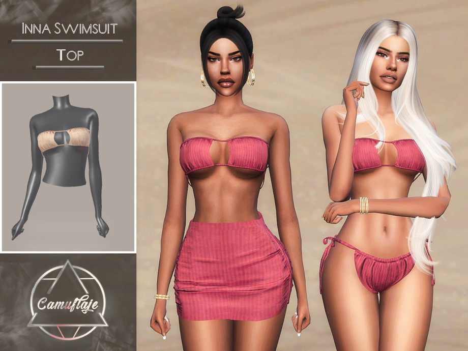 The Sims Resource - Inna Swimsuit - Top
