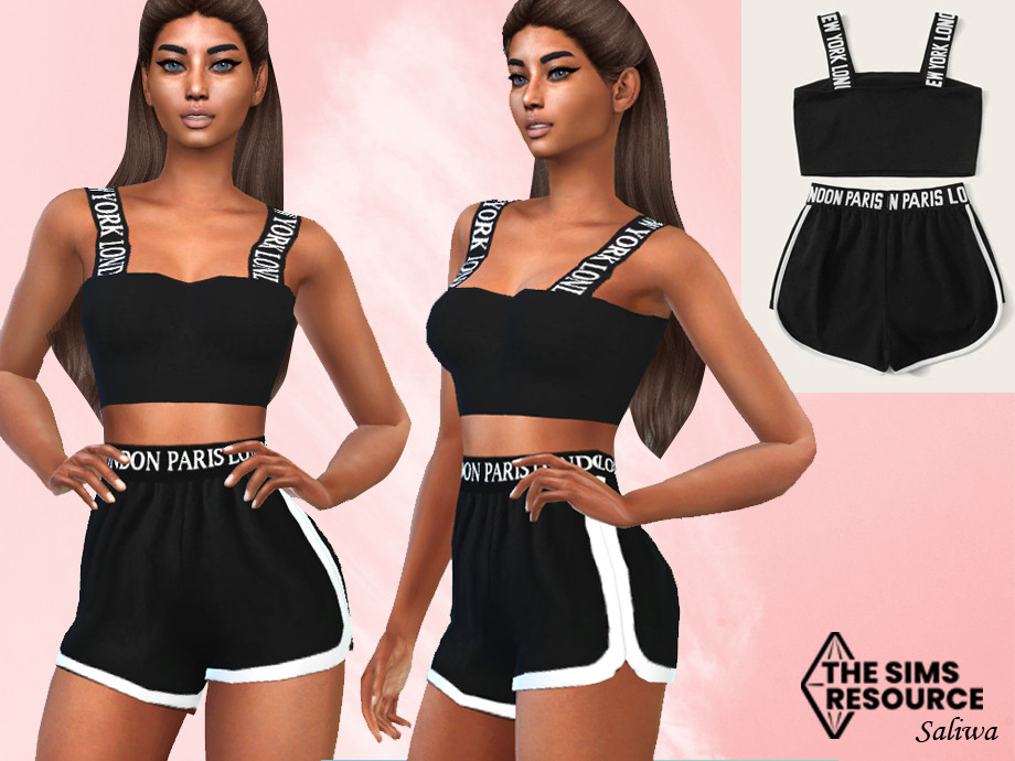 The Sims Resource - Athletic and Casual Sport Top