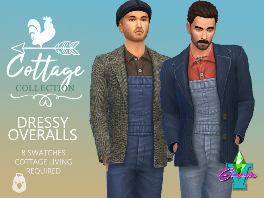 The Sims Resource - Cottage Dressy Overalls