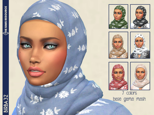 The Sims Resource - Linen Hijab