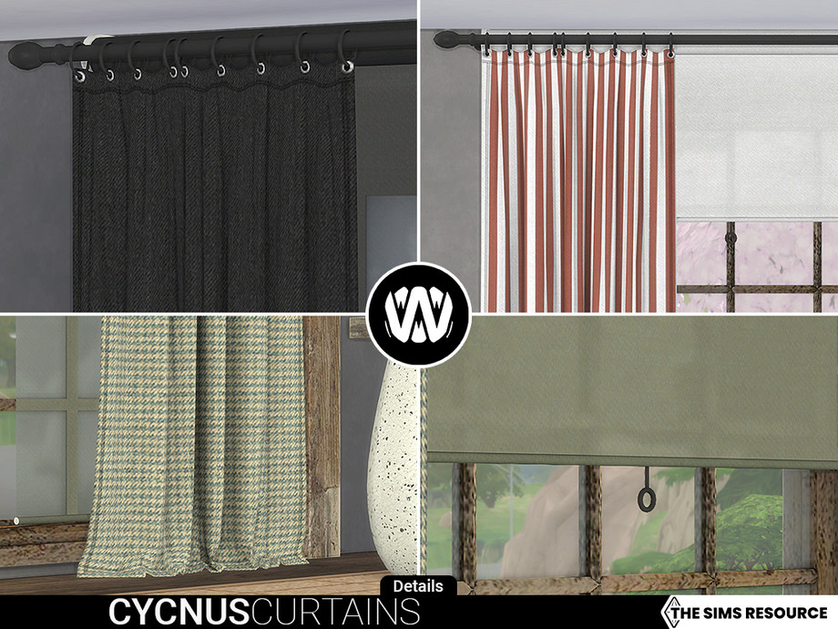 The Sims Resource - Cycnus Curtains