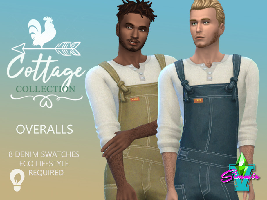 The Sims Resource - Cottage Overalls