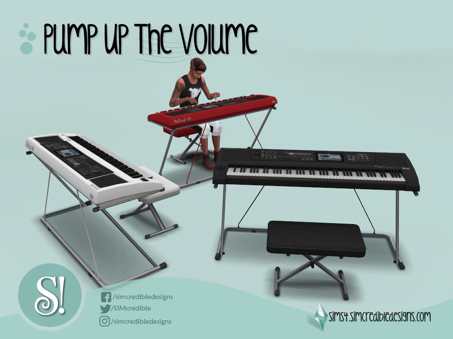 The Sims Resource - Pump up the volume keyboard