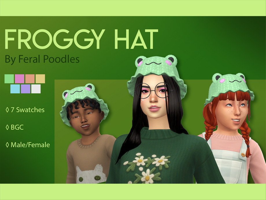 The Sims Resource - Froggy Hat (Toddler)