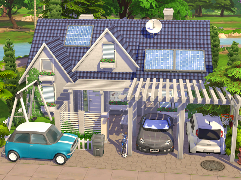 The Sims Resource - Tiny House for 8 Sims // no CC