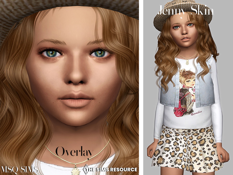 The Sims Resource - Jenny Skin Overlay Children