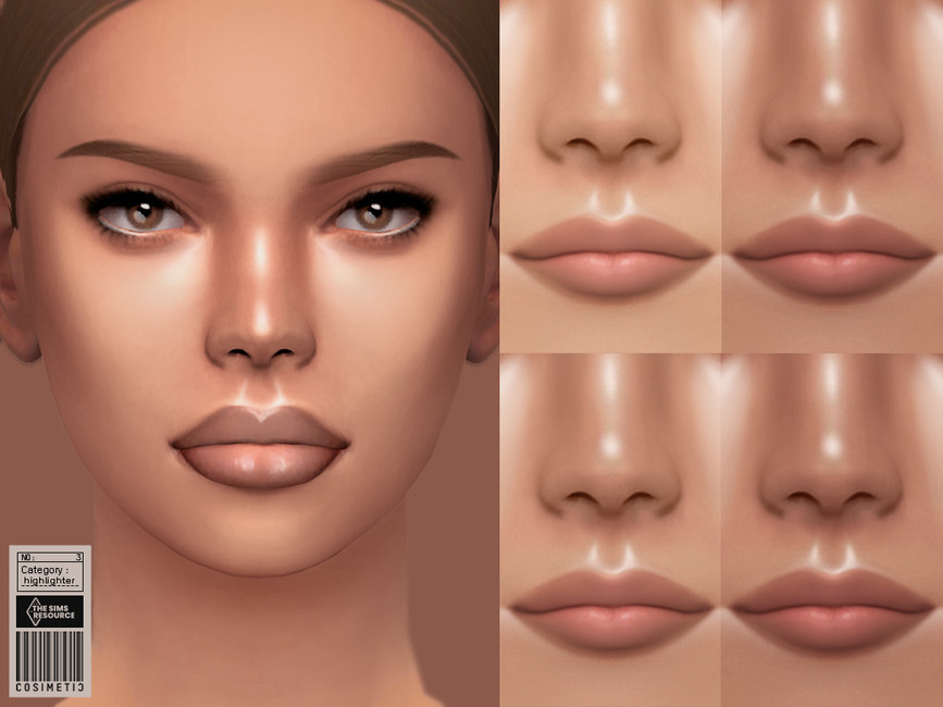 The Sims Resource - Highlighter / Face Shine | N3