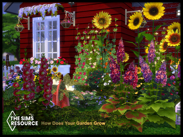 Sims 4 — How Does Your Garden Grow by seimar8 — Maxis match a garden full of flowers, plants, shrubs and color. I have