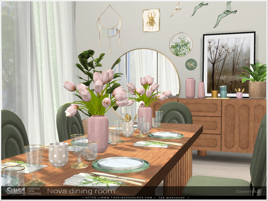 The Sims Resource - Nova dining room