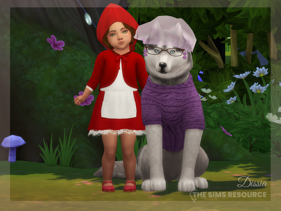 The Sims Resource - Little Red Riding Hood Hair