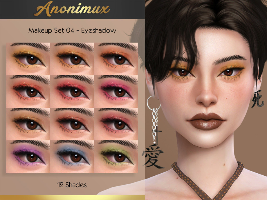 The Sims Resource - Makeup Set 04 - Eyeshadow