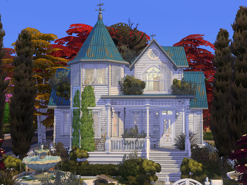 Build With Me: Haunted House using The Sims 4 Paranormal Stuff