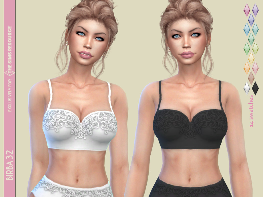The Sims Resource - Basic Lace Bra