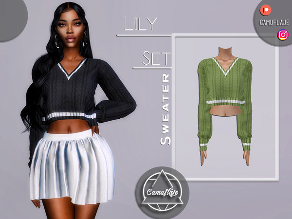 The Sims Resource - Lily Set - Sweater