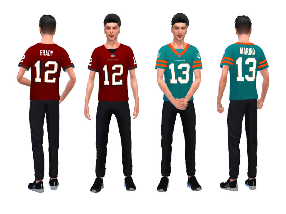 The Sims Resource - NFL Jerseys V2