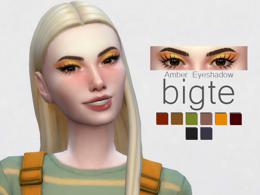 The Sims Resource - Amber Eyeshadow