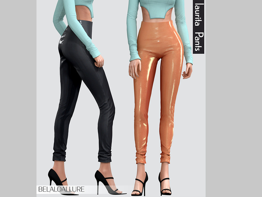 The Sims Resource - Belaloallure_laurita pants ( patreon )