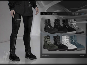 The Sims Resource - Industrial - Shoes Male