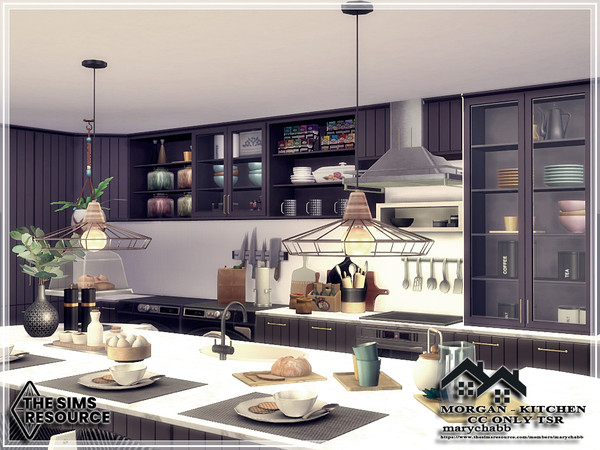 The Sims Resource - MORGAN - KITCHEN - CC only TSR