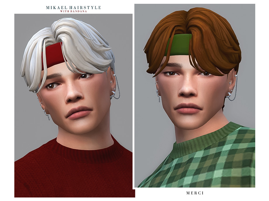The Sims Resource - Mikael Hairstyle