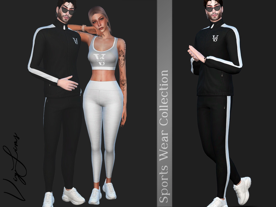 The Sims Resource - Set I Male - Sports Wear Collection