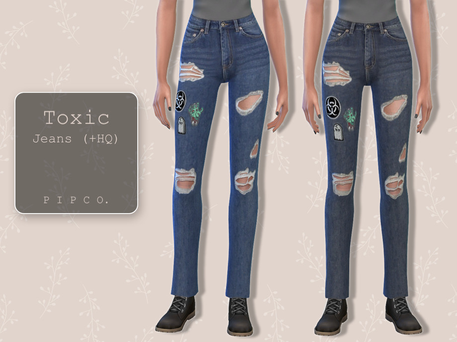 The Sims Resource - Toxic Jeans.