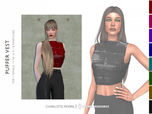 The Sims Resource - Puffer Vest