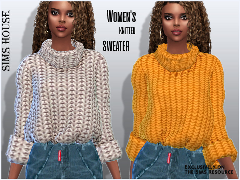 The Sims Resource - Women's knitted sweater