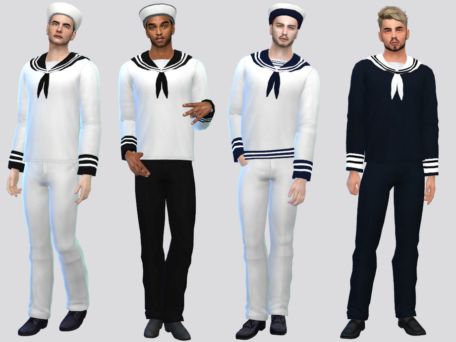 The Sims Resource - Sailor Uniform