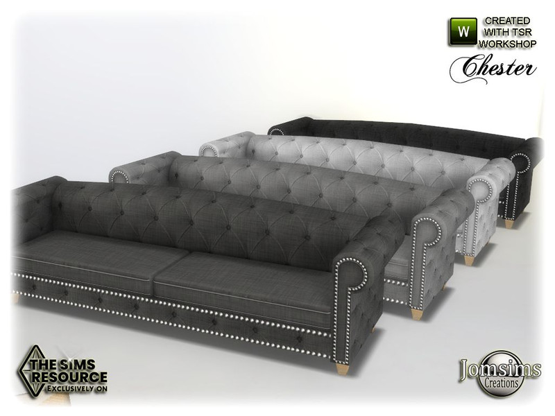 The Sims Resource - Chester living room sofa