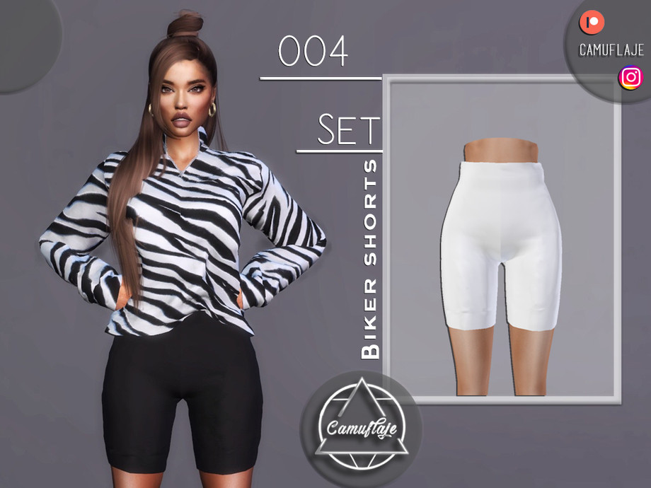 The Sims Resource - SET 004 - Biker Shorts